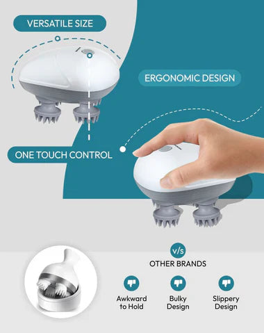 Electric Head & Scalp Massager for Men Women