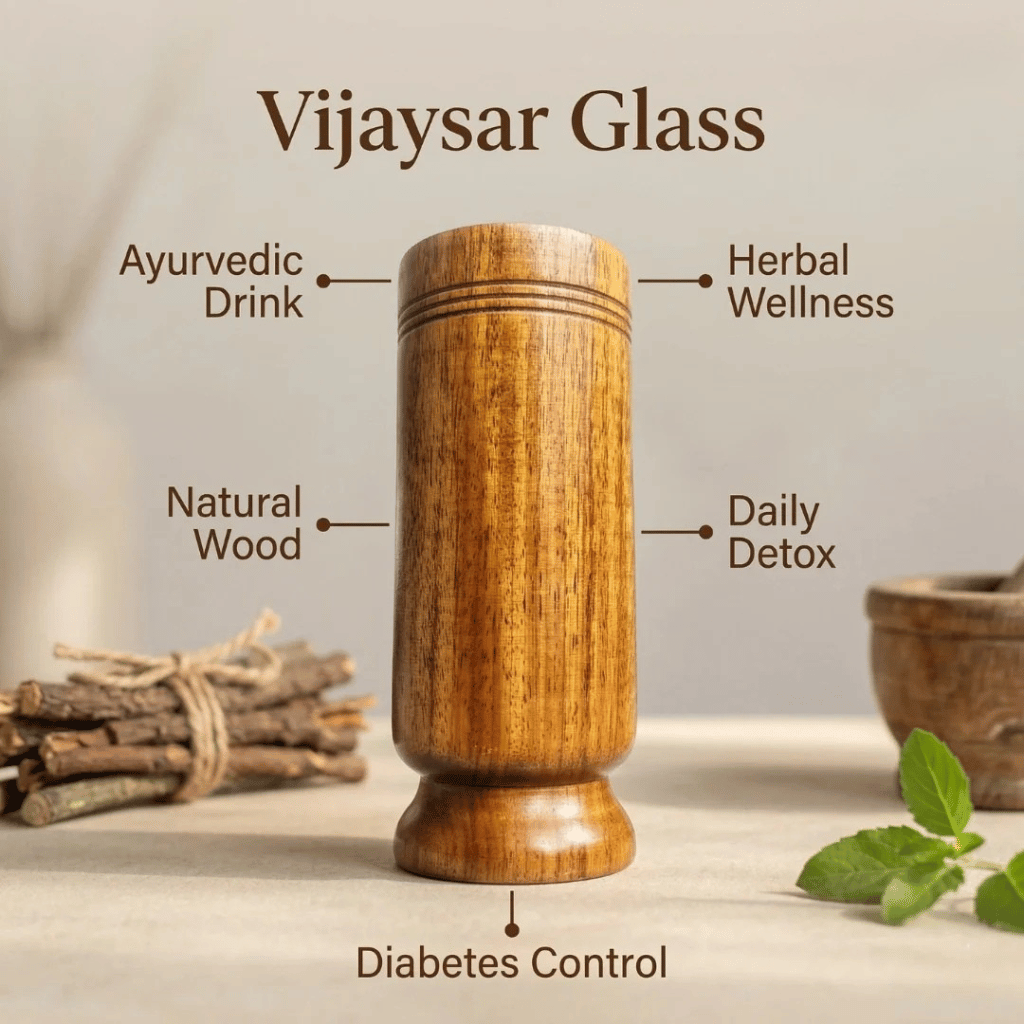 PureRelief™ - Sugar Control Wooden Water Glass