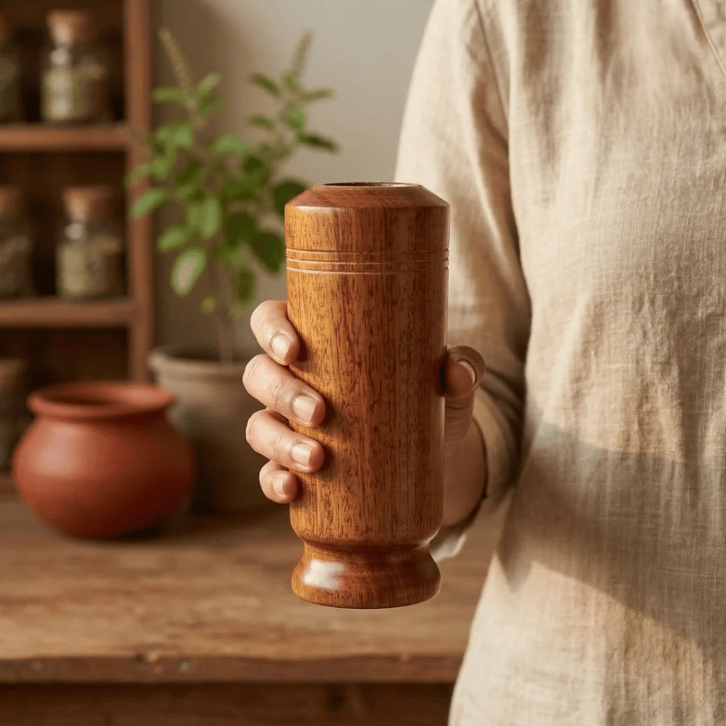PureRelief™ - Sugar Control Wooden Water Glass