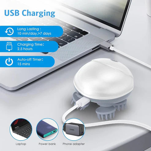 Electric Head & Scalp Massager for Men Women