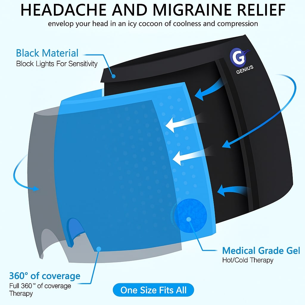 Migraine Relief Cap – Fast, Natural Pain Relief Without Pills